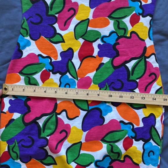 Vintage Y2K Style Floral Bodycon Mini Dress - Picture 8 of 9
